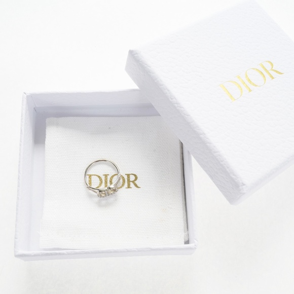 Dior Claire D Lune Ring - Size M - Picture 2 of 8
